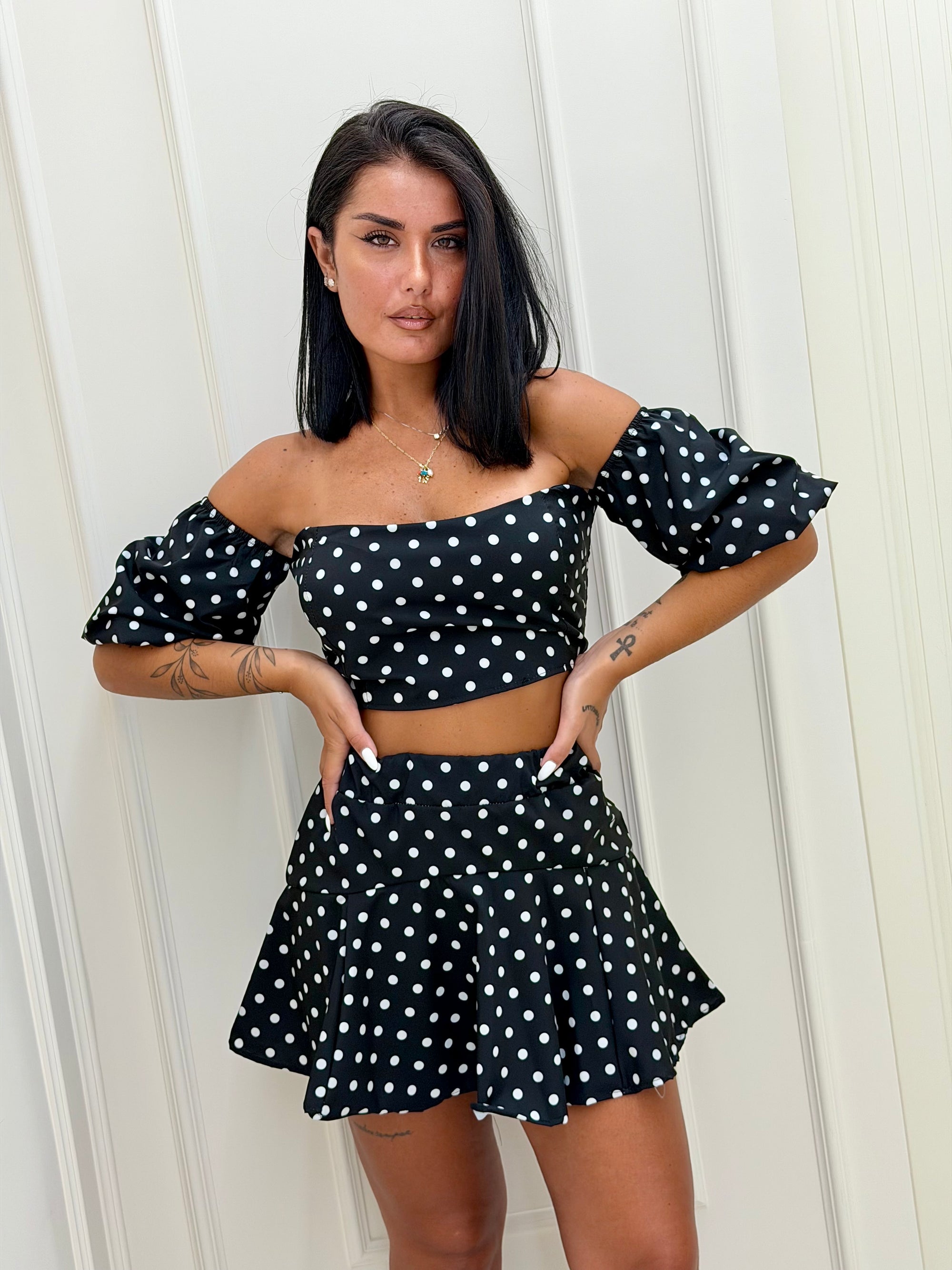 Coordinato Nefertiti  pois