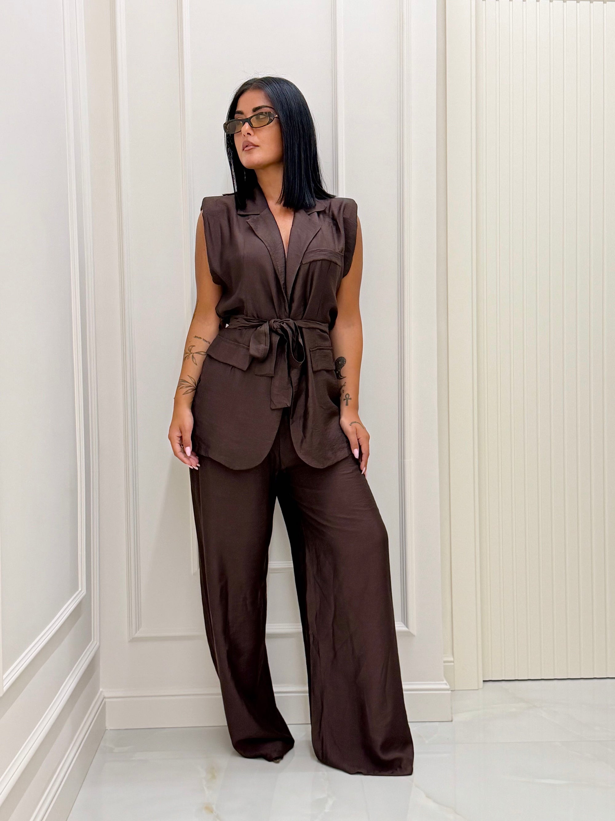 Tailleur Summer Marrone