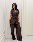 Tailleur Summer Marrone