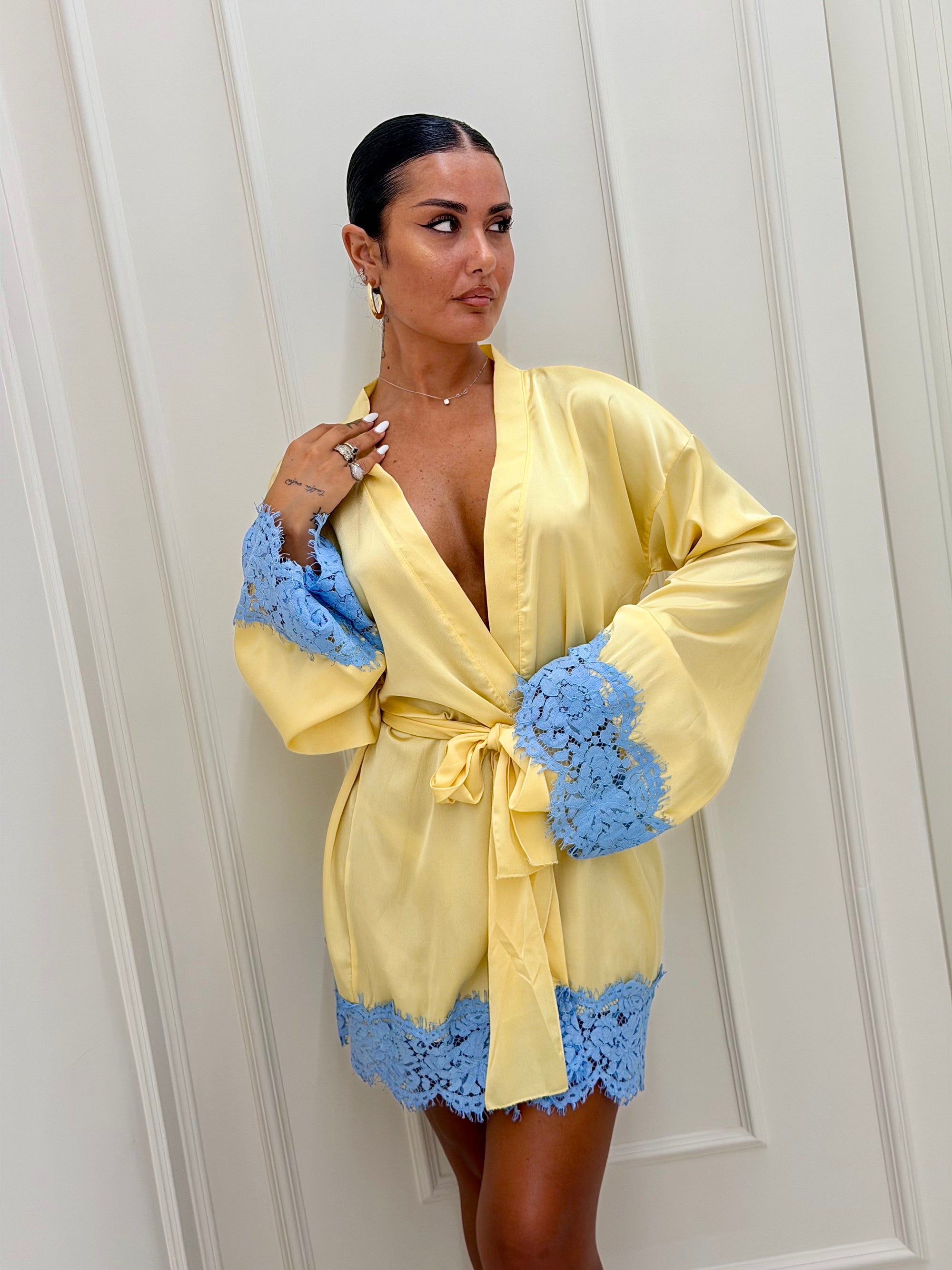 Kimono Gemmey giallo