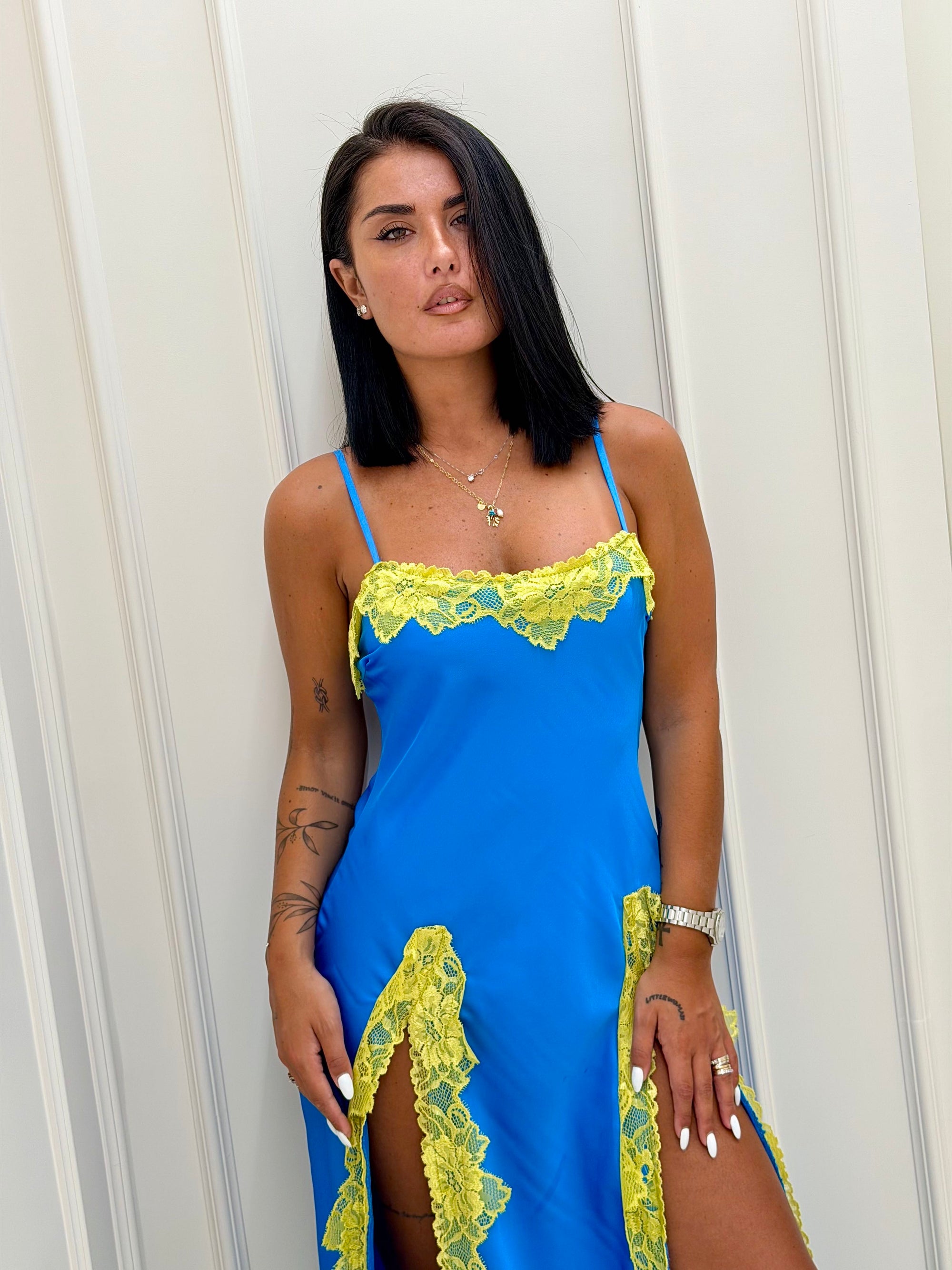 Dress Nurys turchese