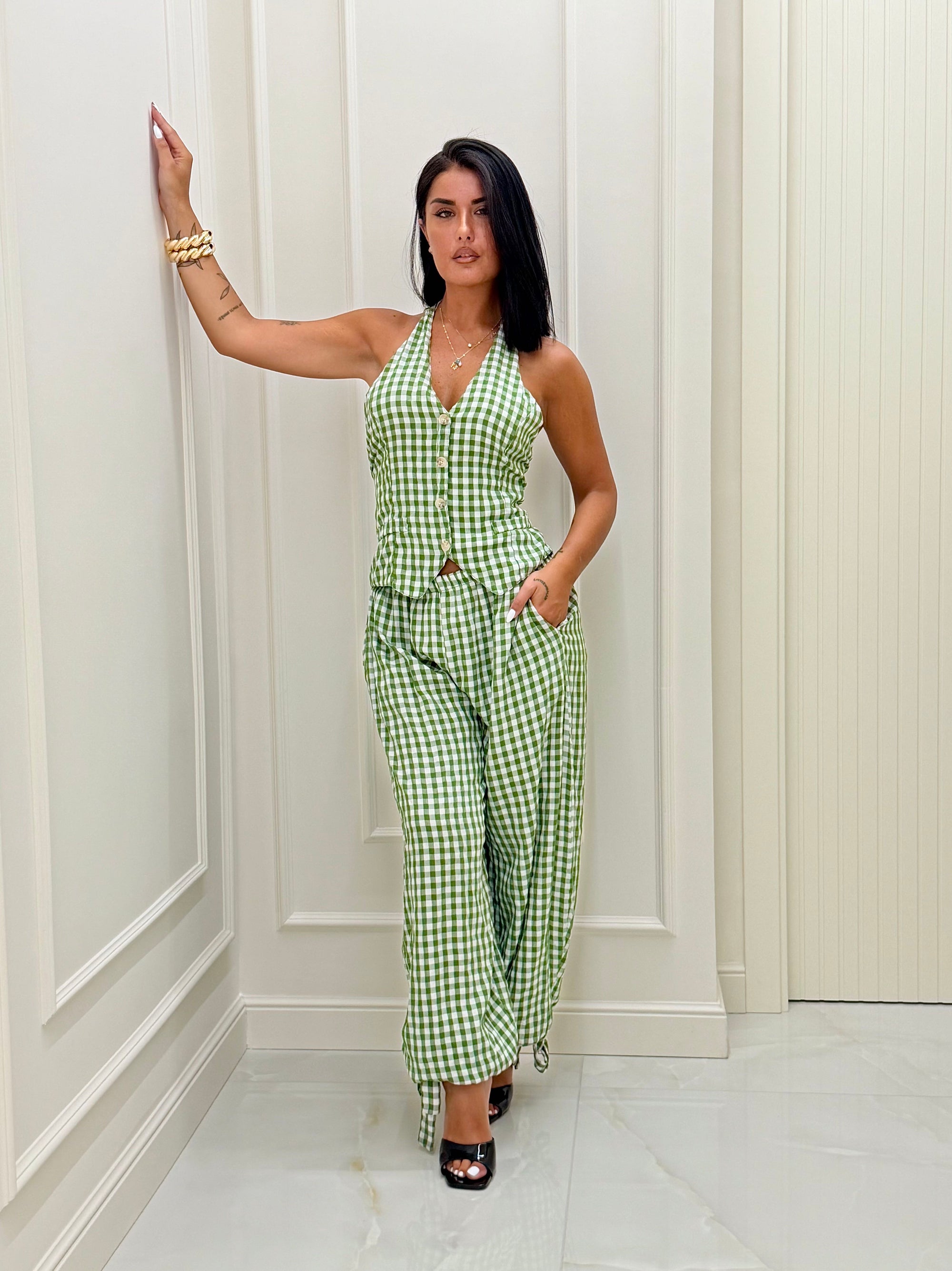 Coordinato Cleopatra verde