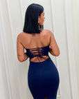 Dress Prisca blu