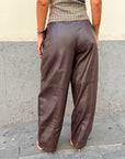 Pantalone in ecopelle Aida