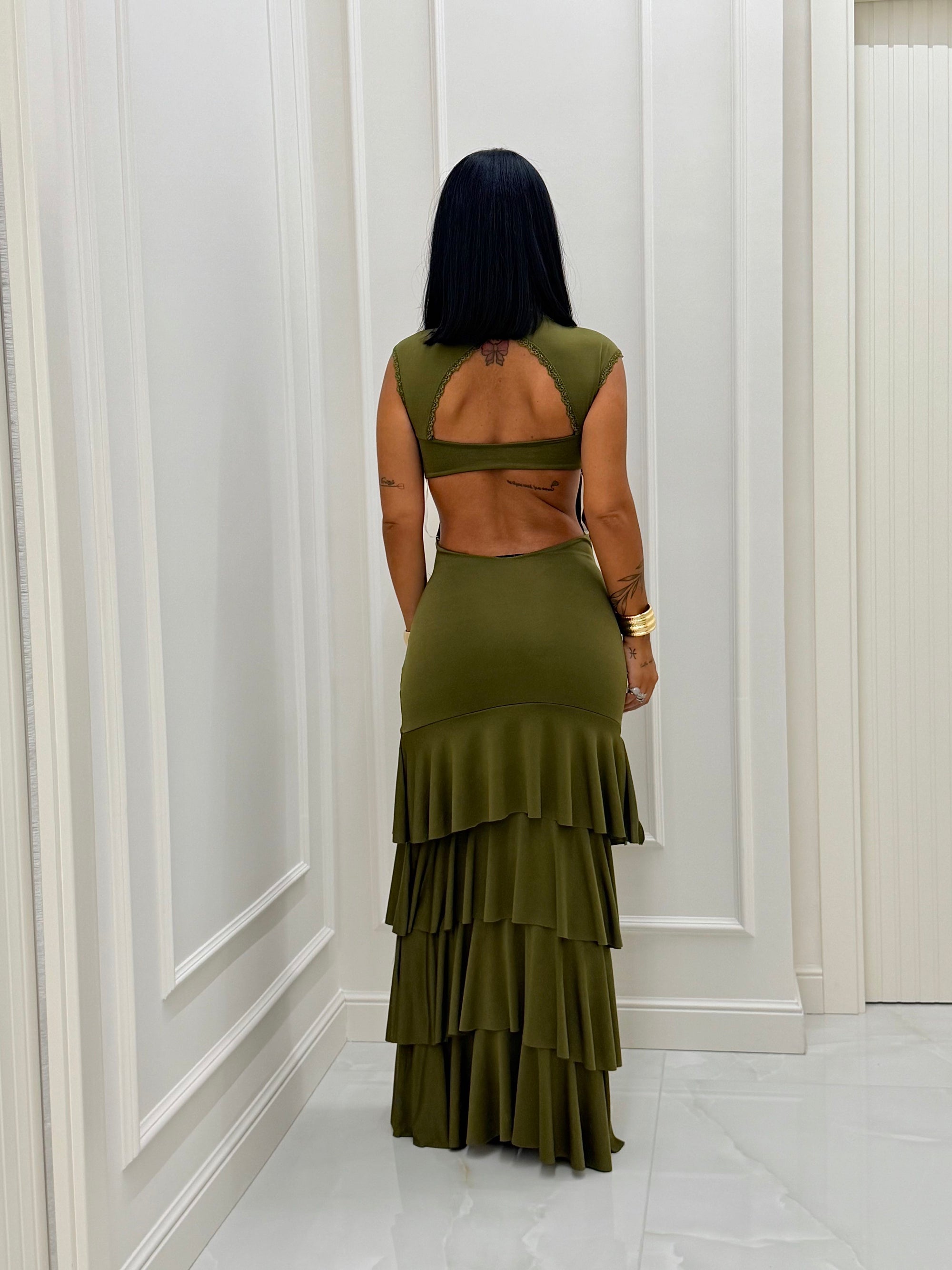 Vestito Atena Verde