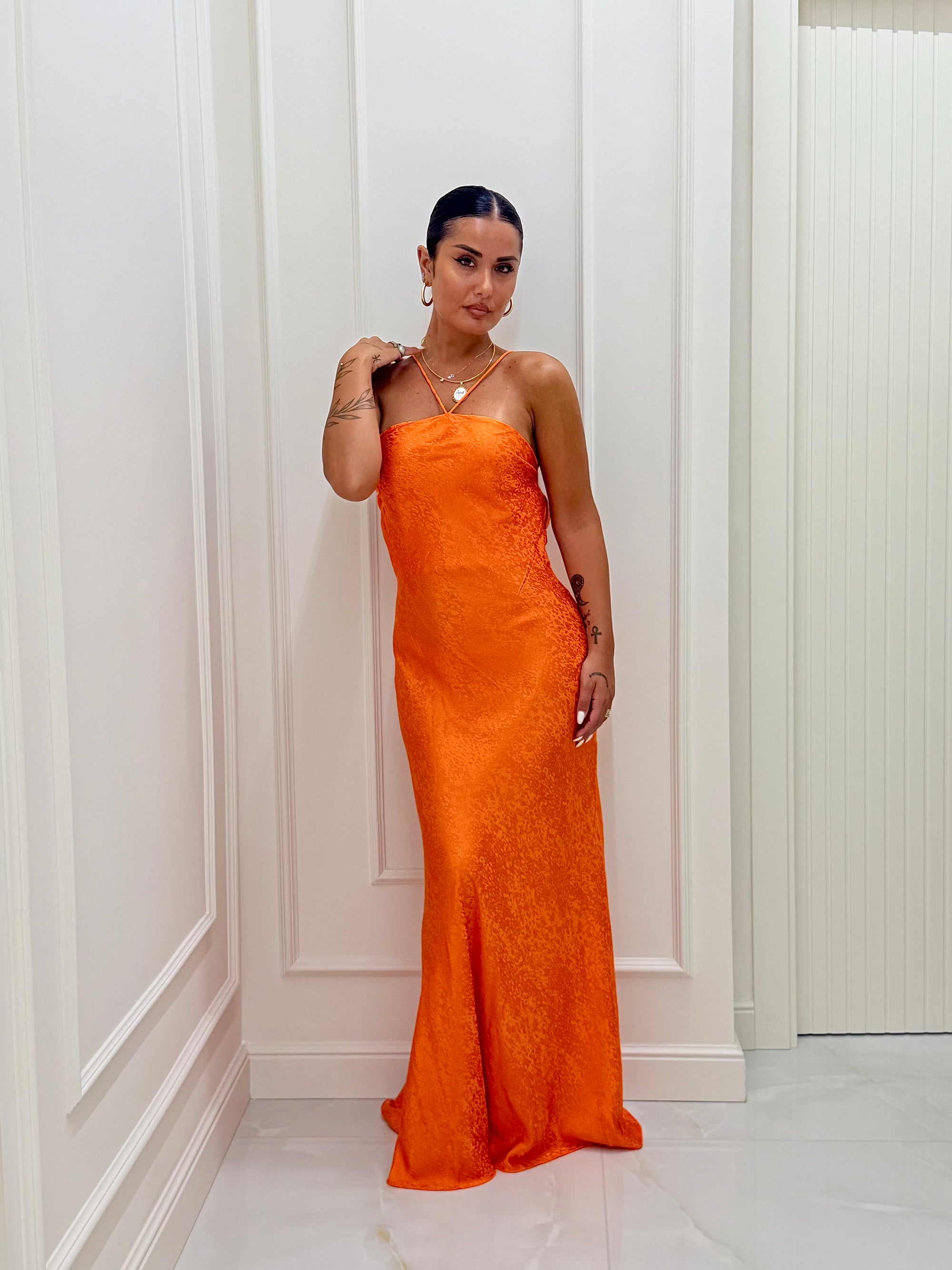 Dress Chika arancio