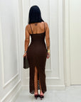 Vestito Carlota  Marrone