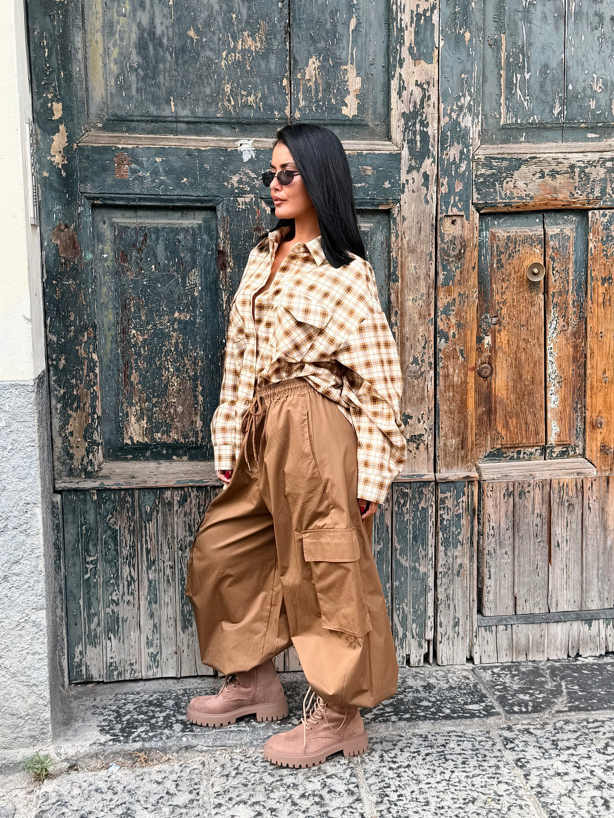 Camicia a quadri Elide