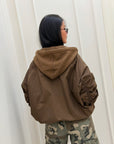 Bomber Hazel marrone