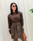 Schirt Luna marrone
