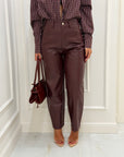 Pantalone in ecopelle Hubaba