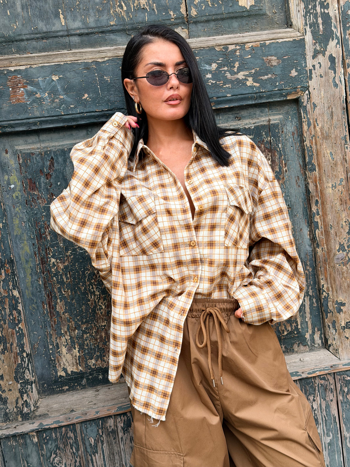 Camicia a quadri Elide