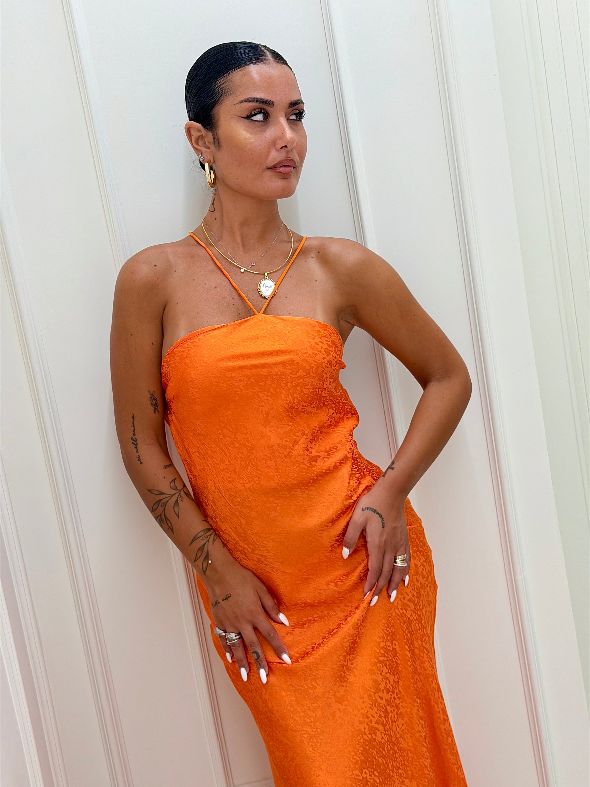 Dress Chika arancio