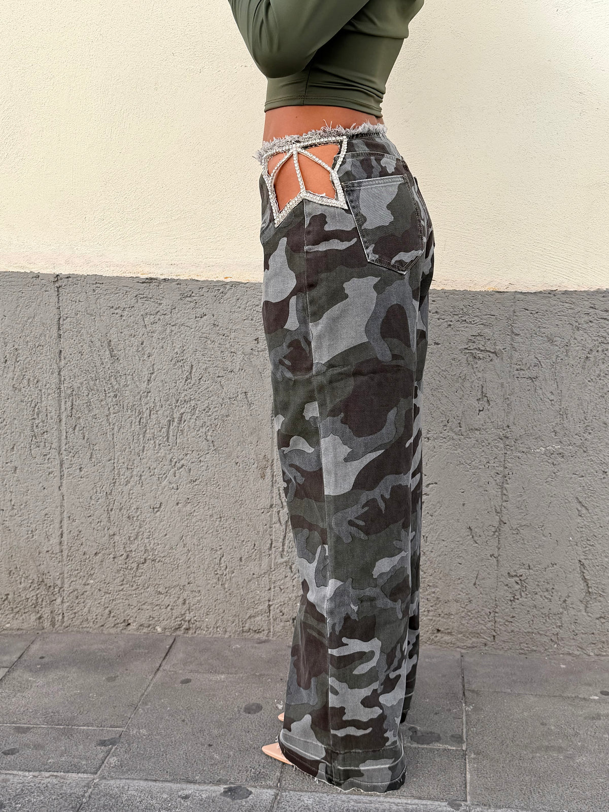 Denim Camouflage Iris