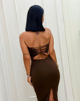 Dress Prisca marrone