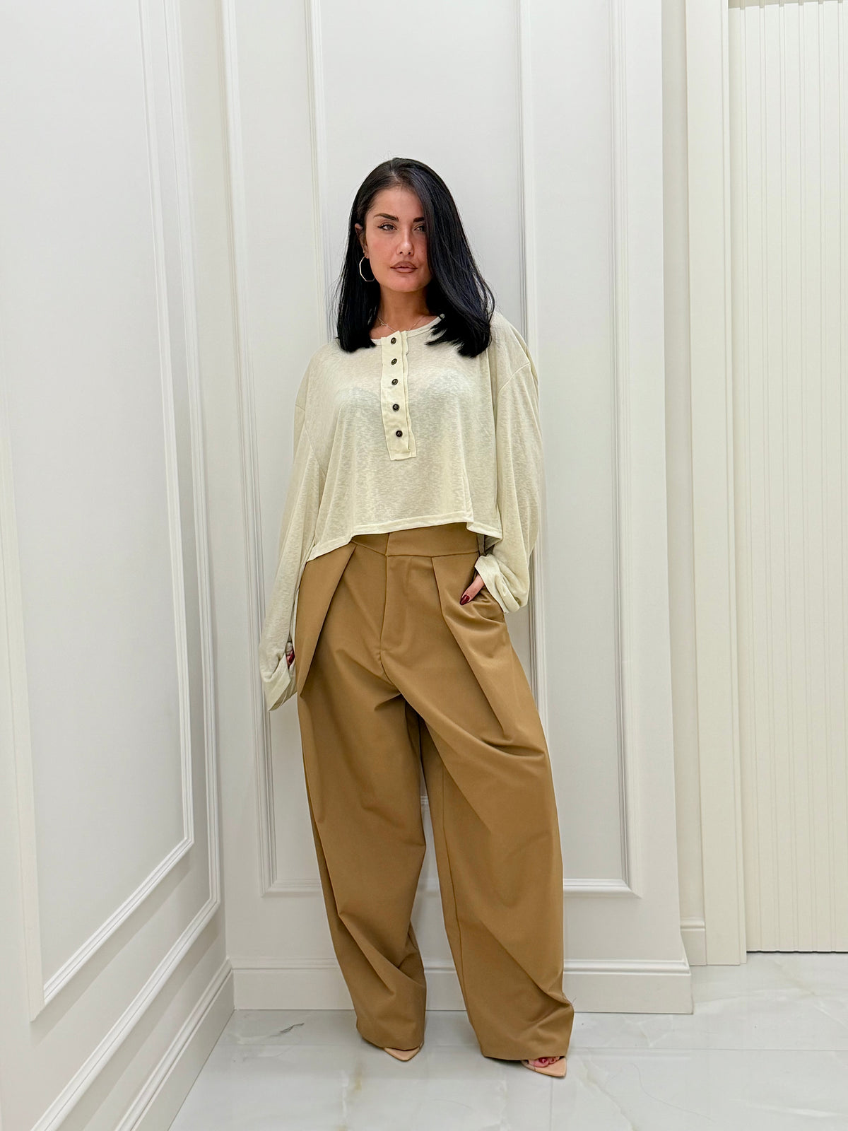 Pantalone Penelope beige