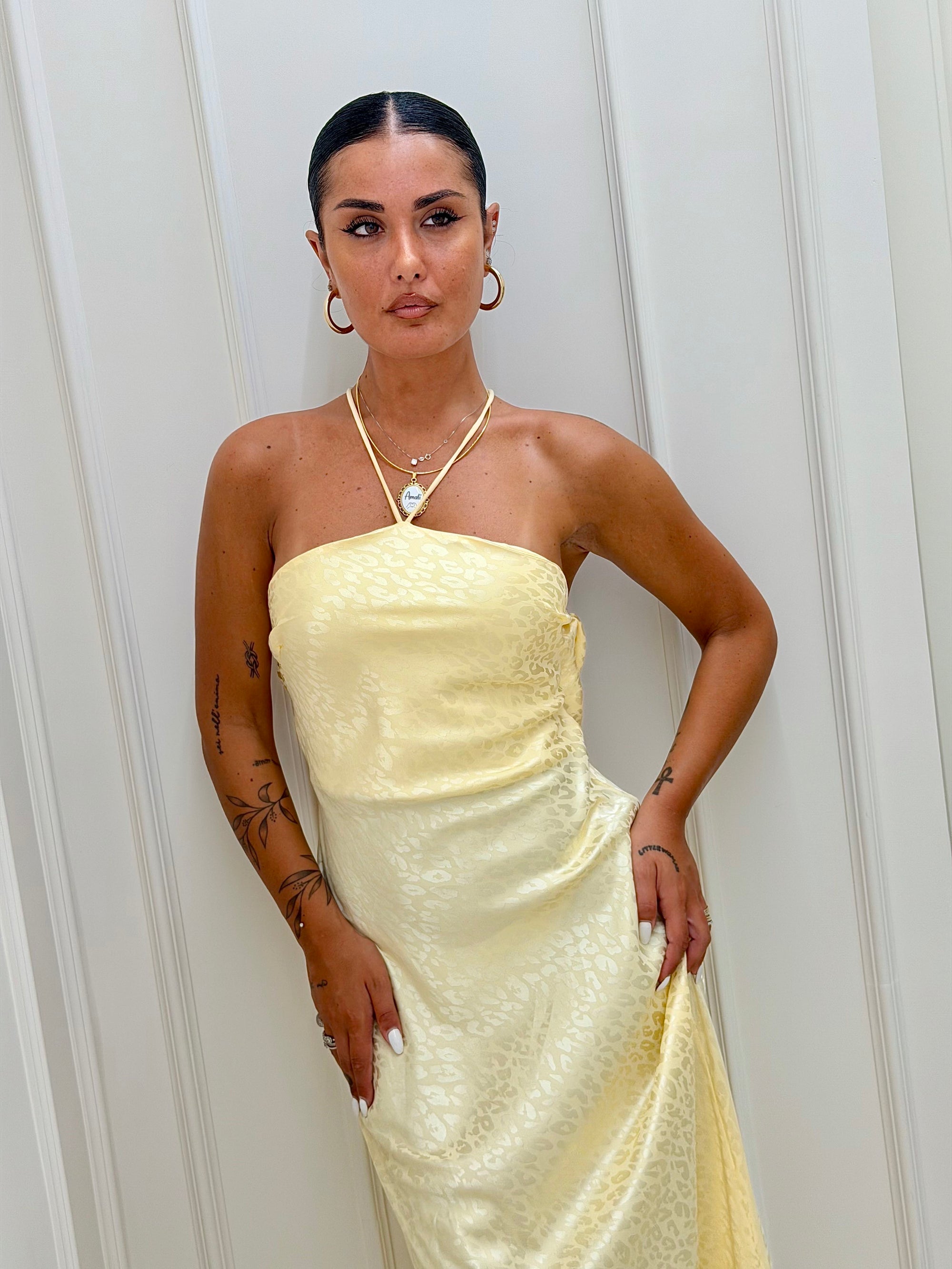 Dress Chika giallo