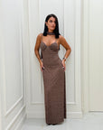 Dress Kalila Pois Marrone