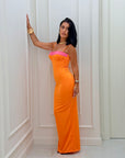 Dress Flora arancio