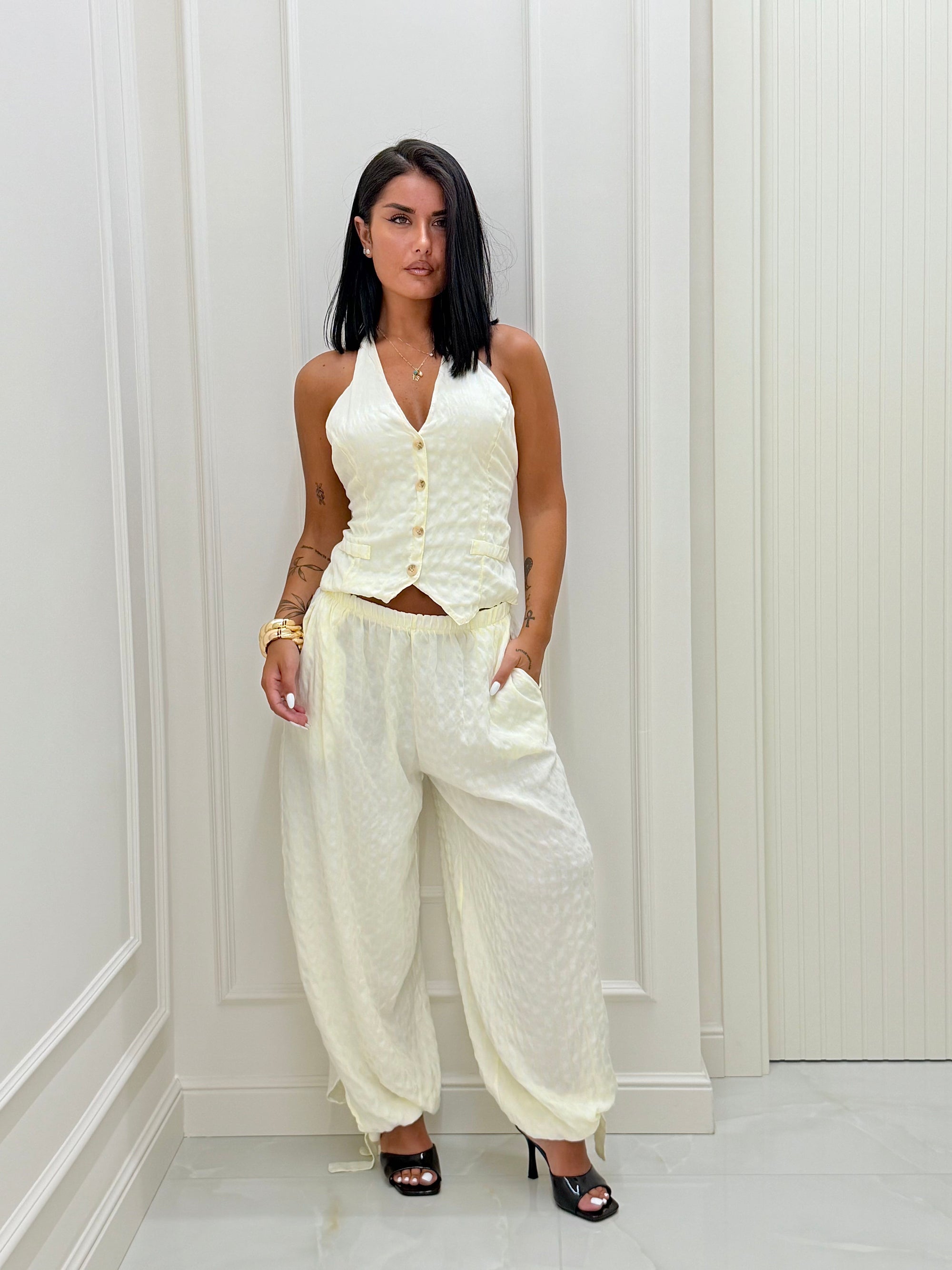 Coordinato Cleopatra giallo