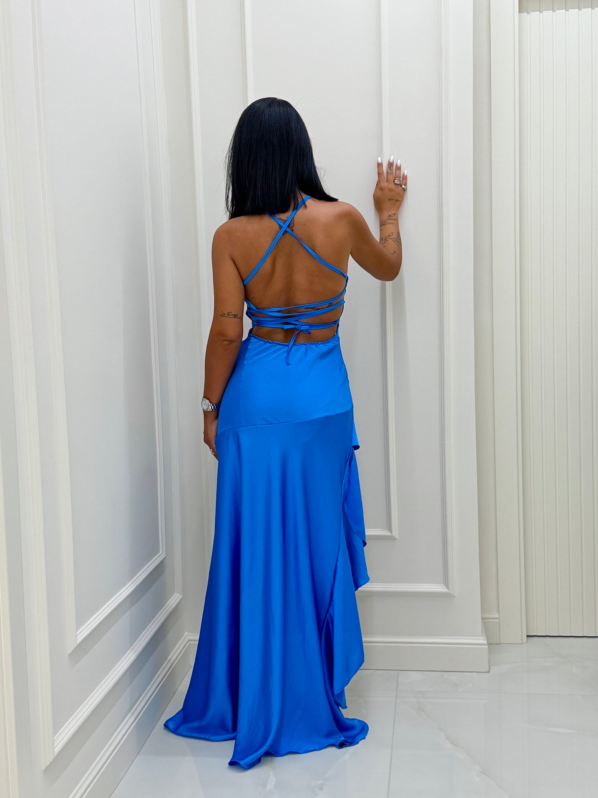 Dress Claribel turchese