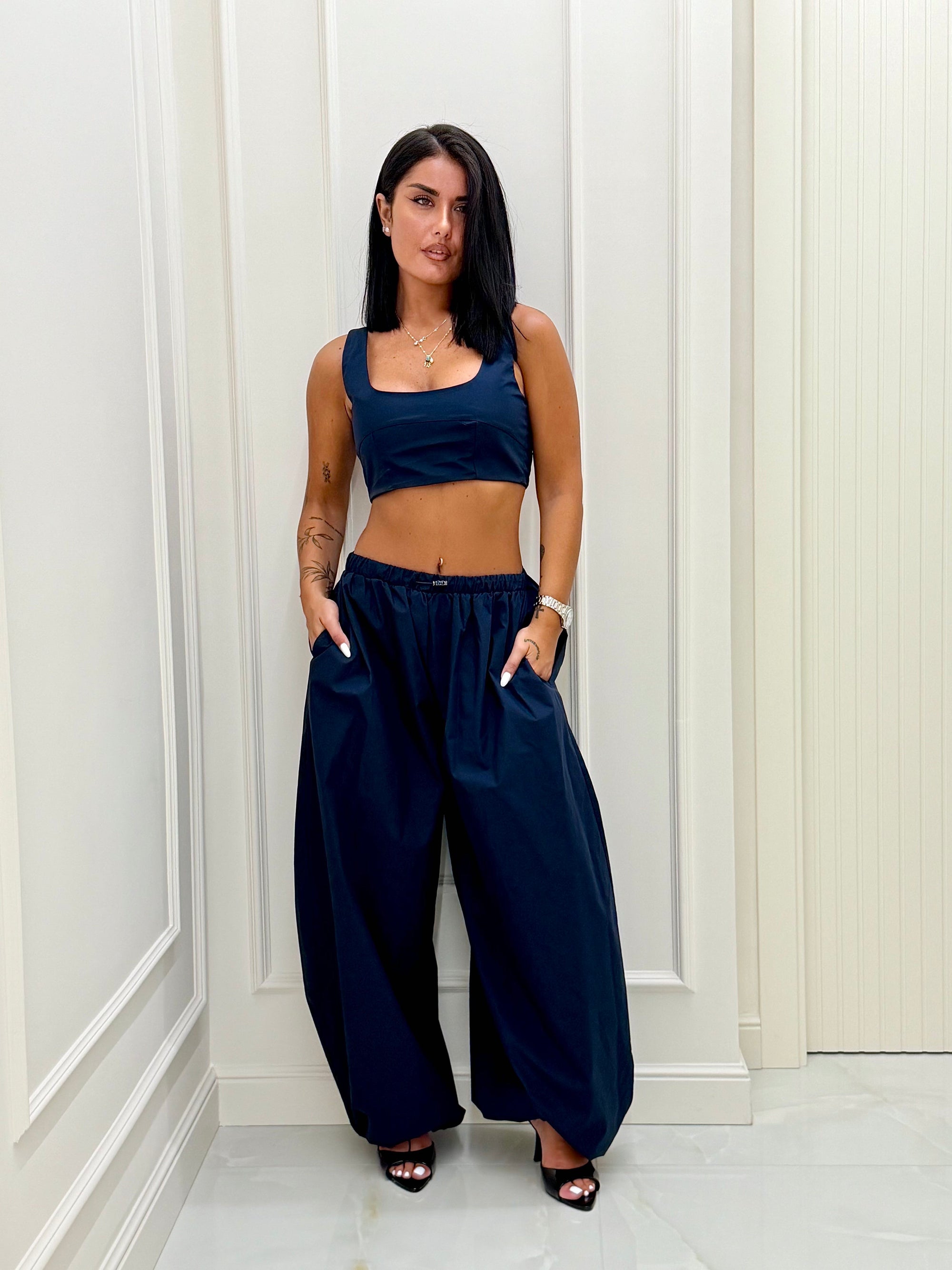 Coordinato Ceyda blu