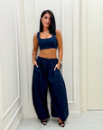 Coordinato Ceyda blu