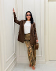 Giacca Just  marrone
