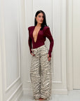 Pantalone  zebra Raquel