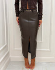 Longuette in eco brown Demetra