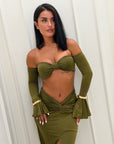 Coordinato Aahana verde