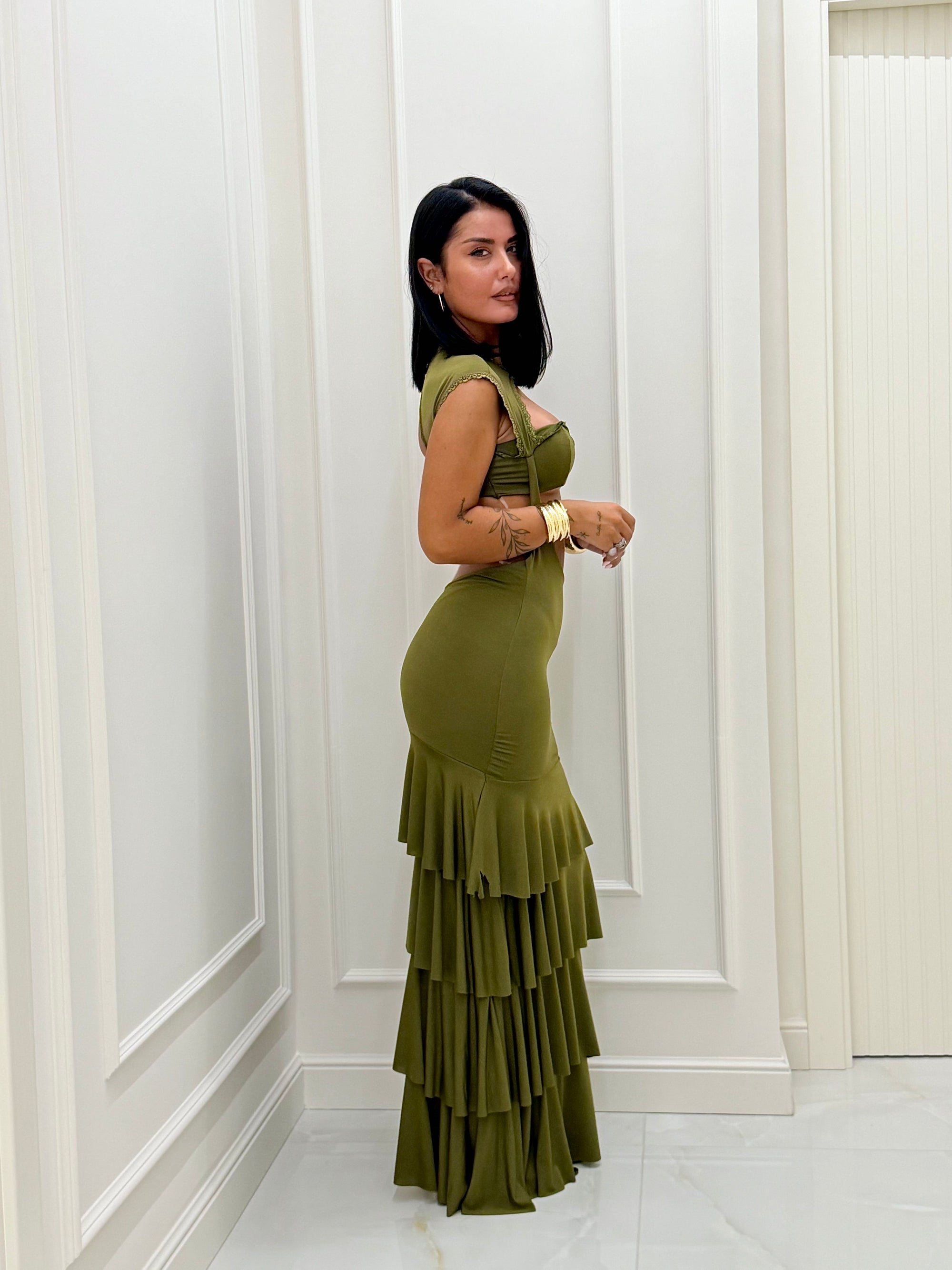 Vestito Atena Verde