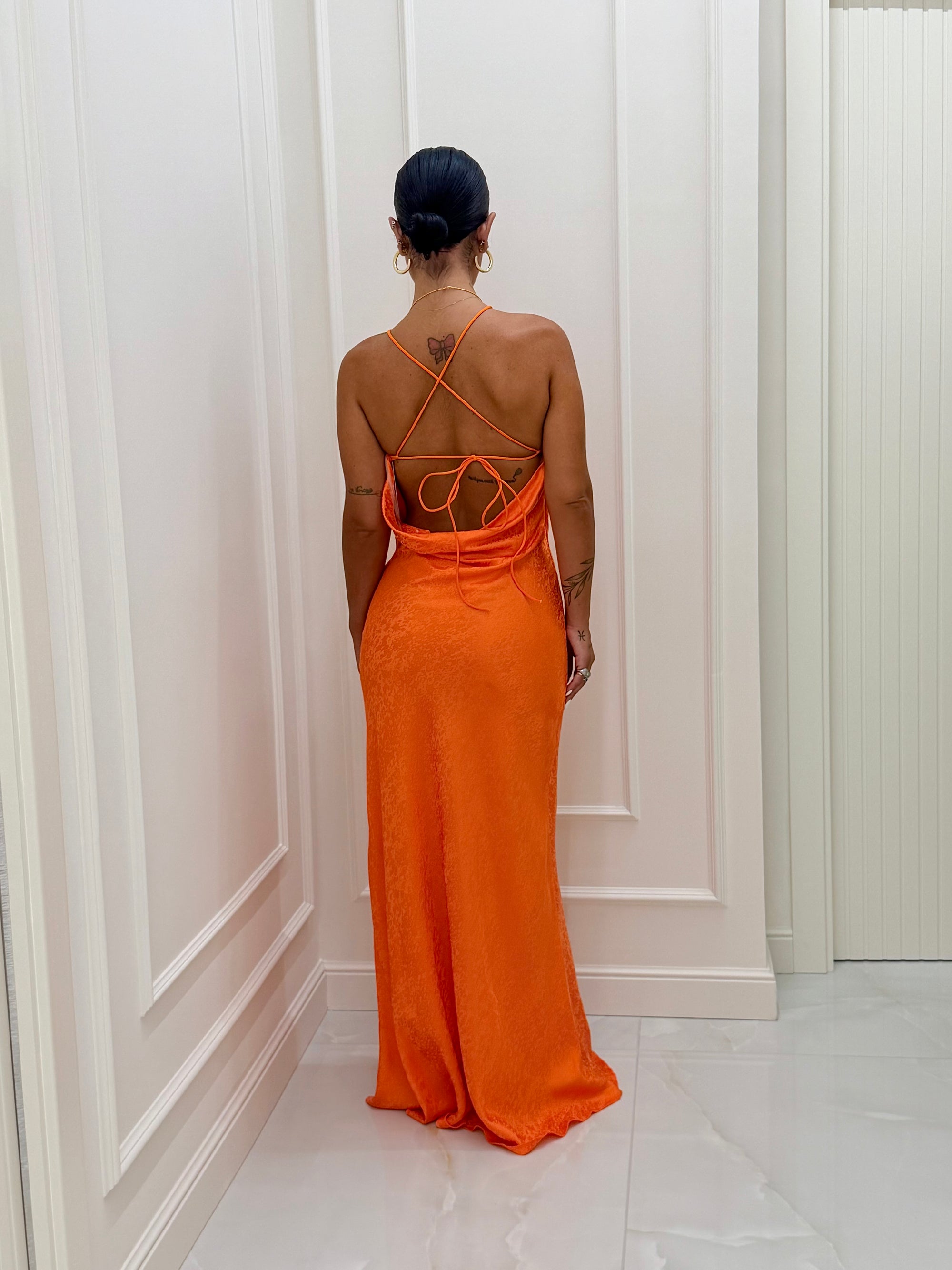 Dress Chika arancio