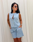 Coordinato in denim Evita