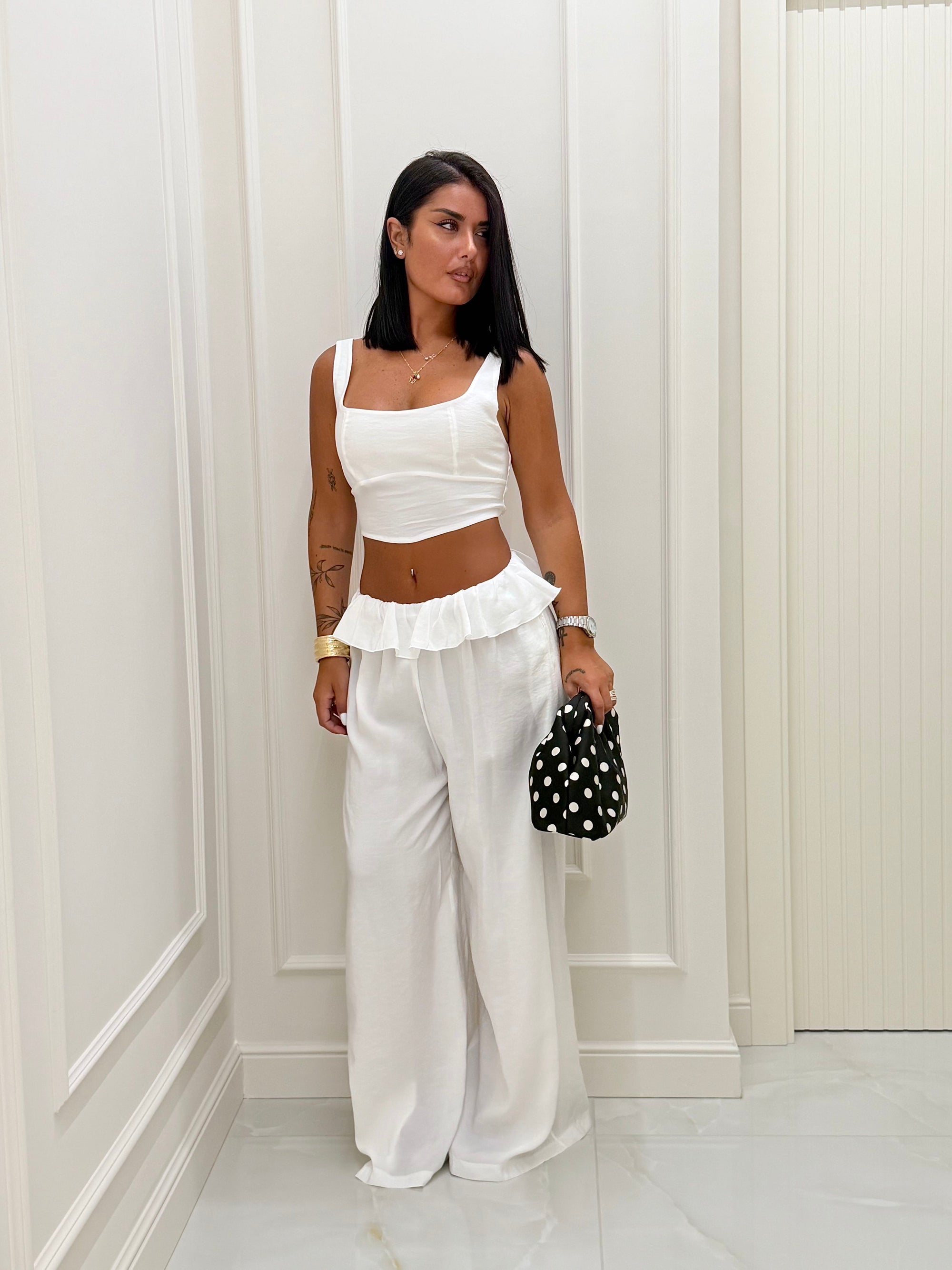 Coordinato Savina Bianco