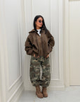 Bomber Hazel marrone