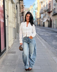 Jeans ballon Brais