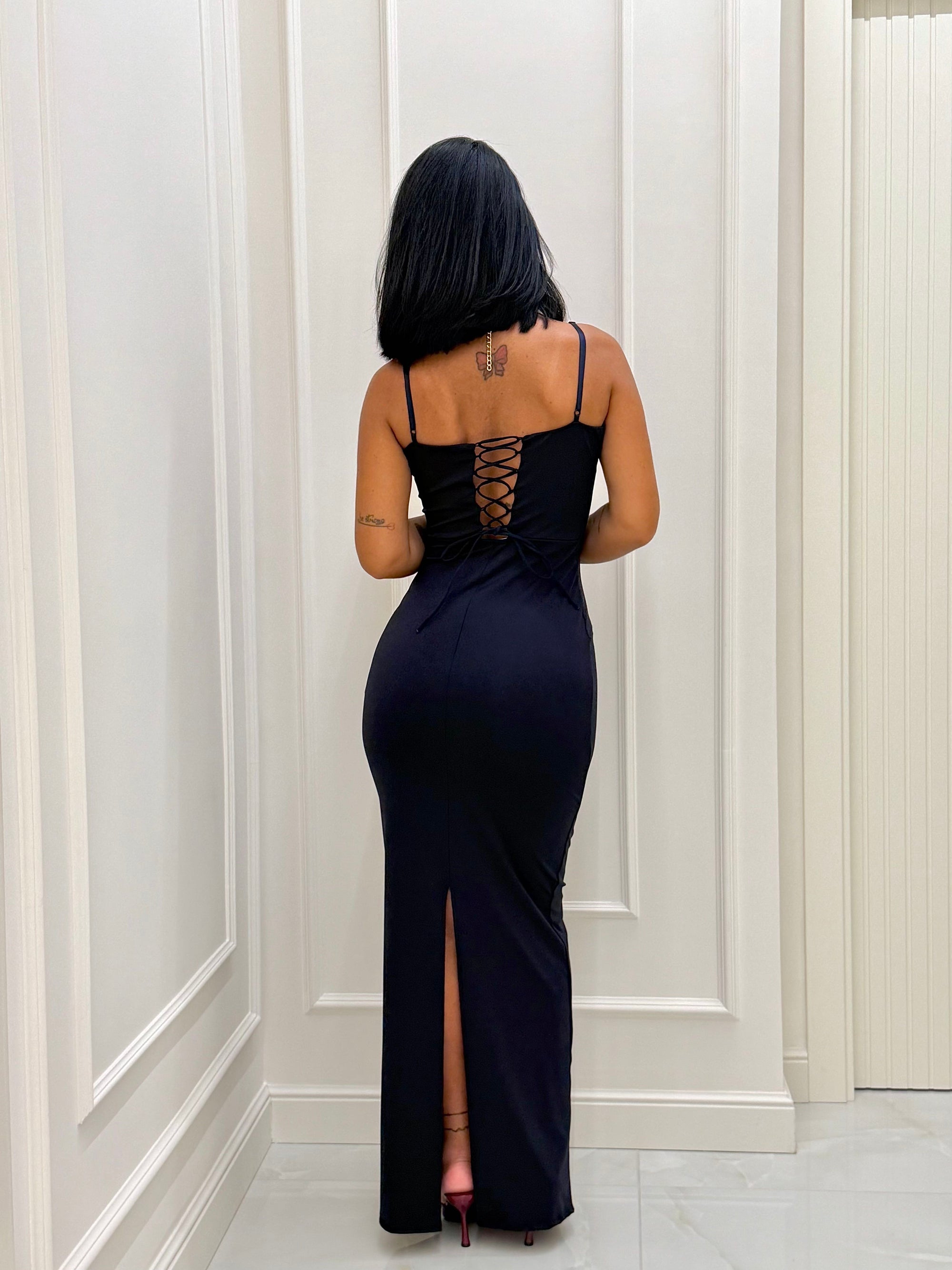 Dress Flora blu