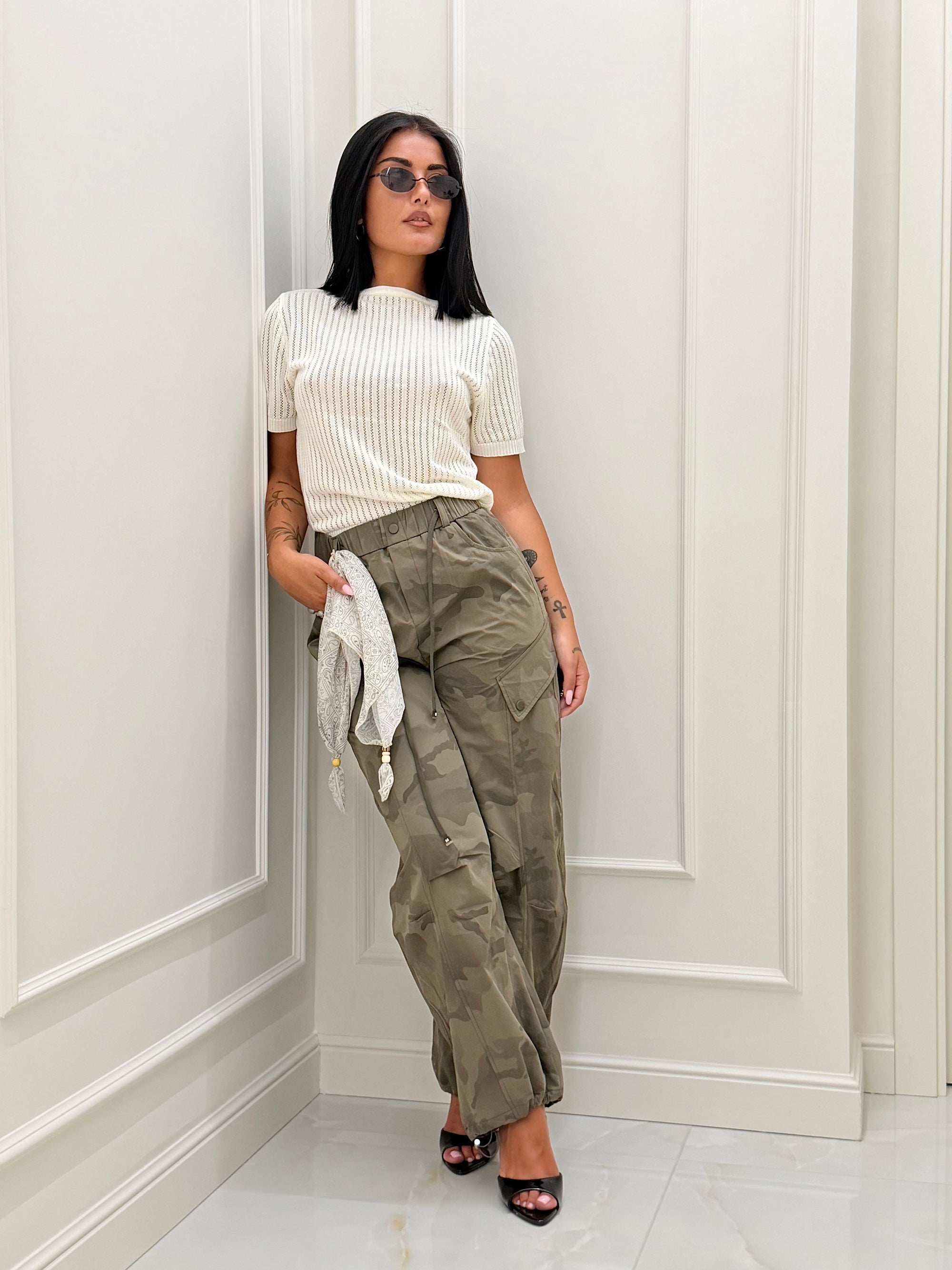 Pantalone Aury camouflage