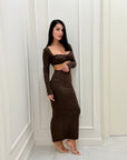 Coordinato Annita marrone