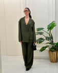 Tailleur verde Lola