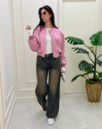 Giacca Zahara rosa Lumina