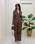 Tailleur Gioia marrone