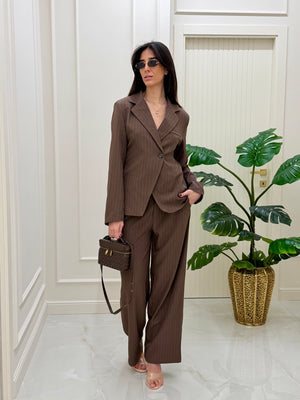 Tailleur Gioia marrone