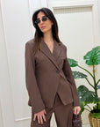 Tailleur Gioia marrone