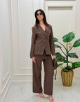 Tailleur Gioia marrone