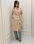 Trench lungo Nelly beige
