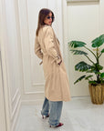 Trench lungo Nelly beige