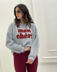 Felpa Mon Cheri Grey