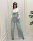 Salopette in denim  Memoire